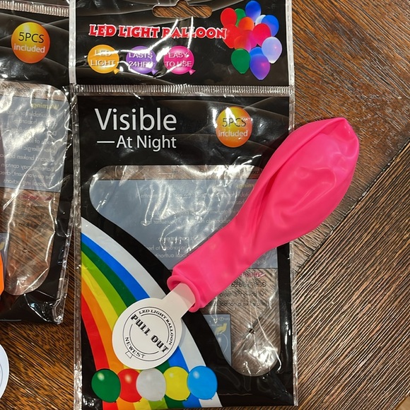 Glow Neon 15th Birthday Photo Backdrop Banner and Colorful Glow Light Balloons - Picture 7 of 10